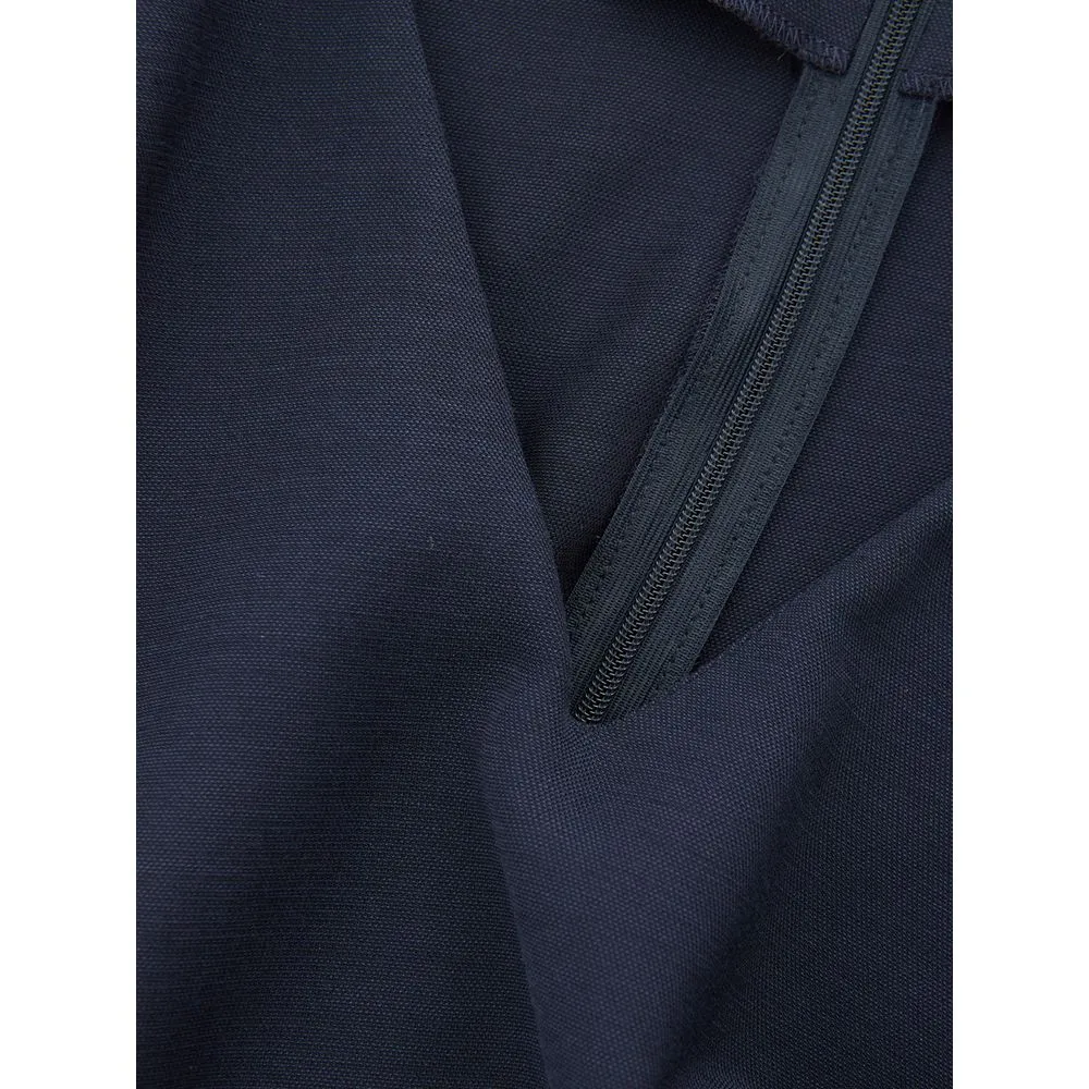 Lardini Women's Elegant Blue Viscose Dress Perfect for Every Occasion