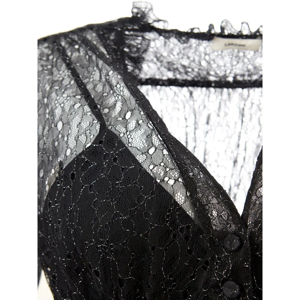 Lardini Women's Elegant Black Nylon Dress