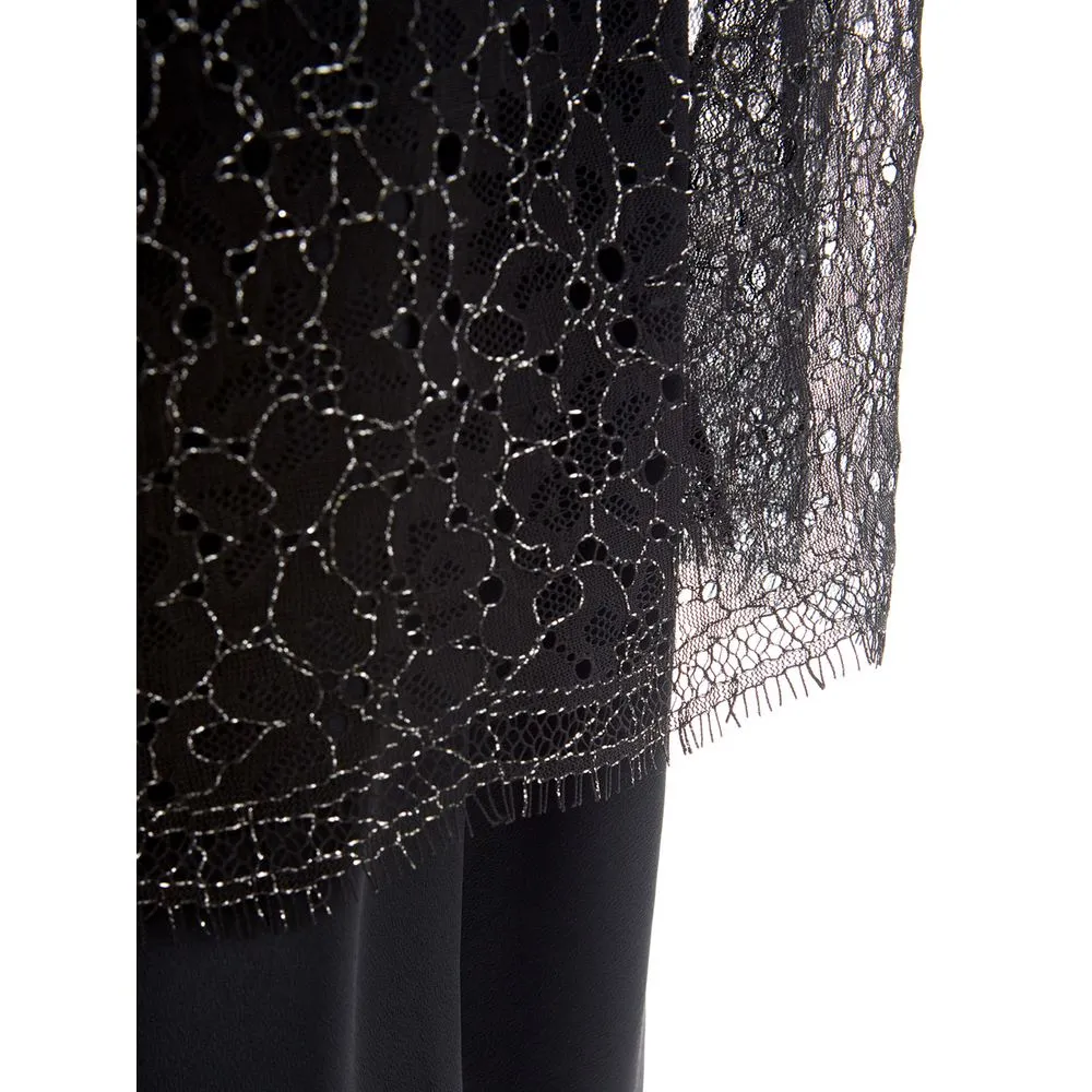Lardini Women's Elegant Black Nylon Dress