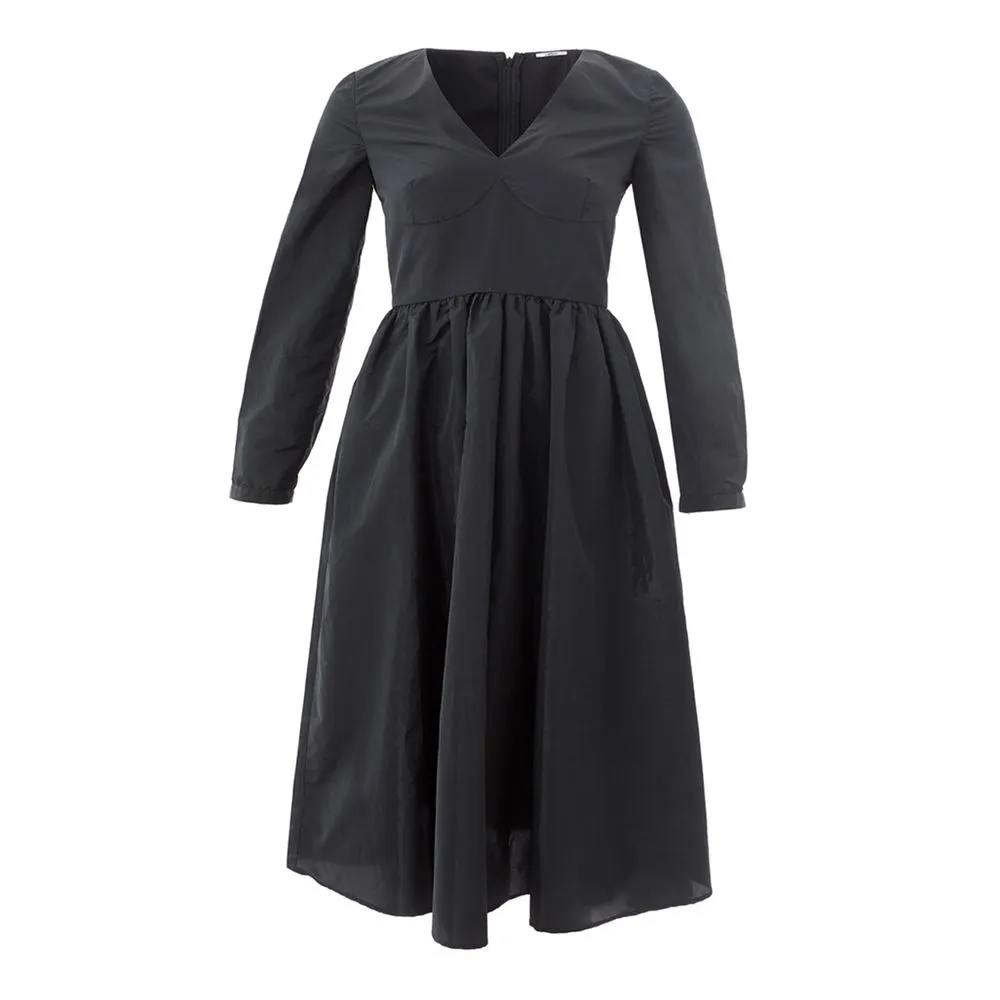 Lardini Women's Elegant Black Polyester Dress