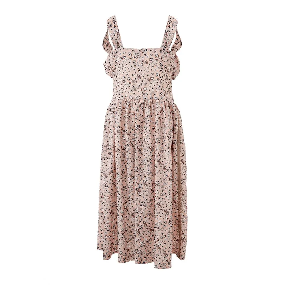 Lardini Women's Elegant Pink Acetate Dress for Evening Elegance