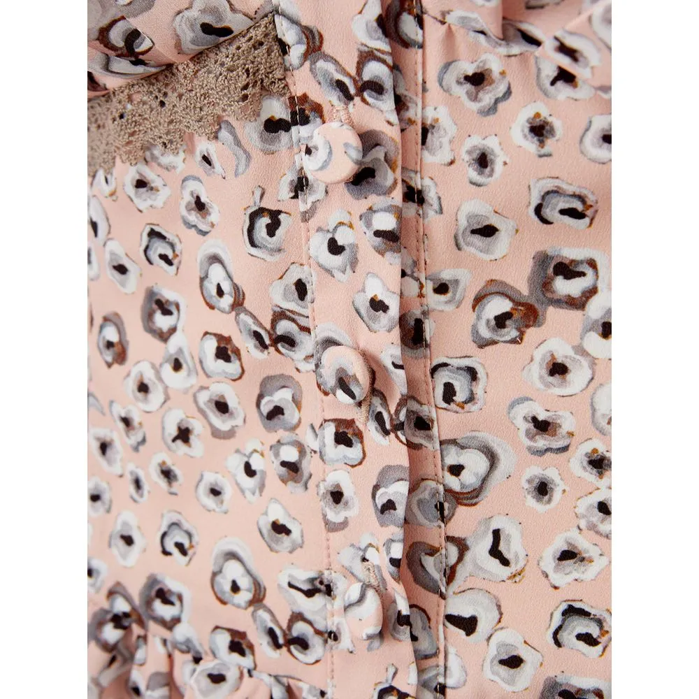 Lardini Women's Elegant Pink Acetate Dress for Evening Elegance