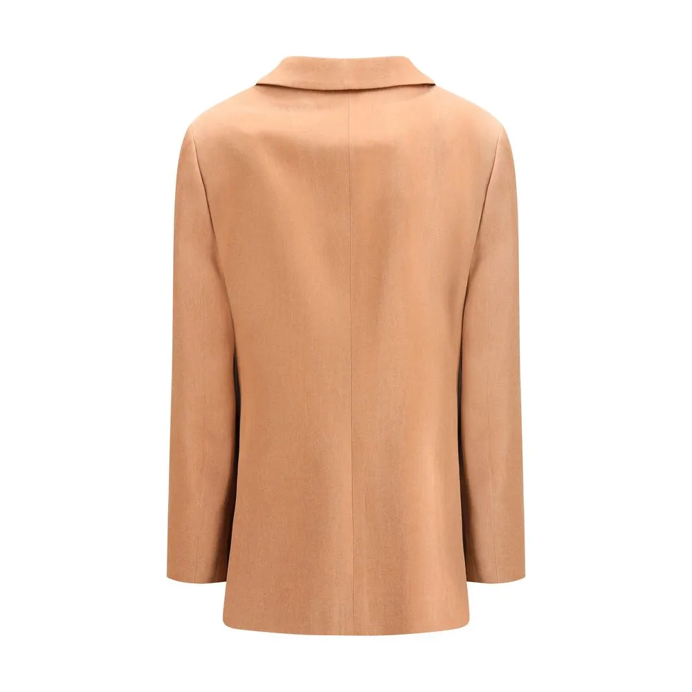 Giorgio Armani Women's Double-breasted satin Blazer