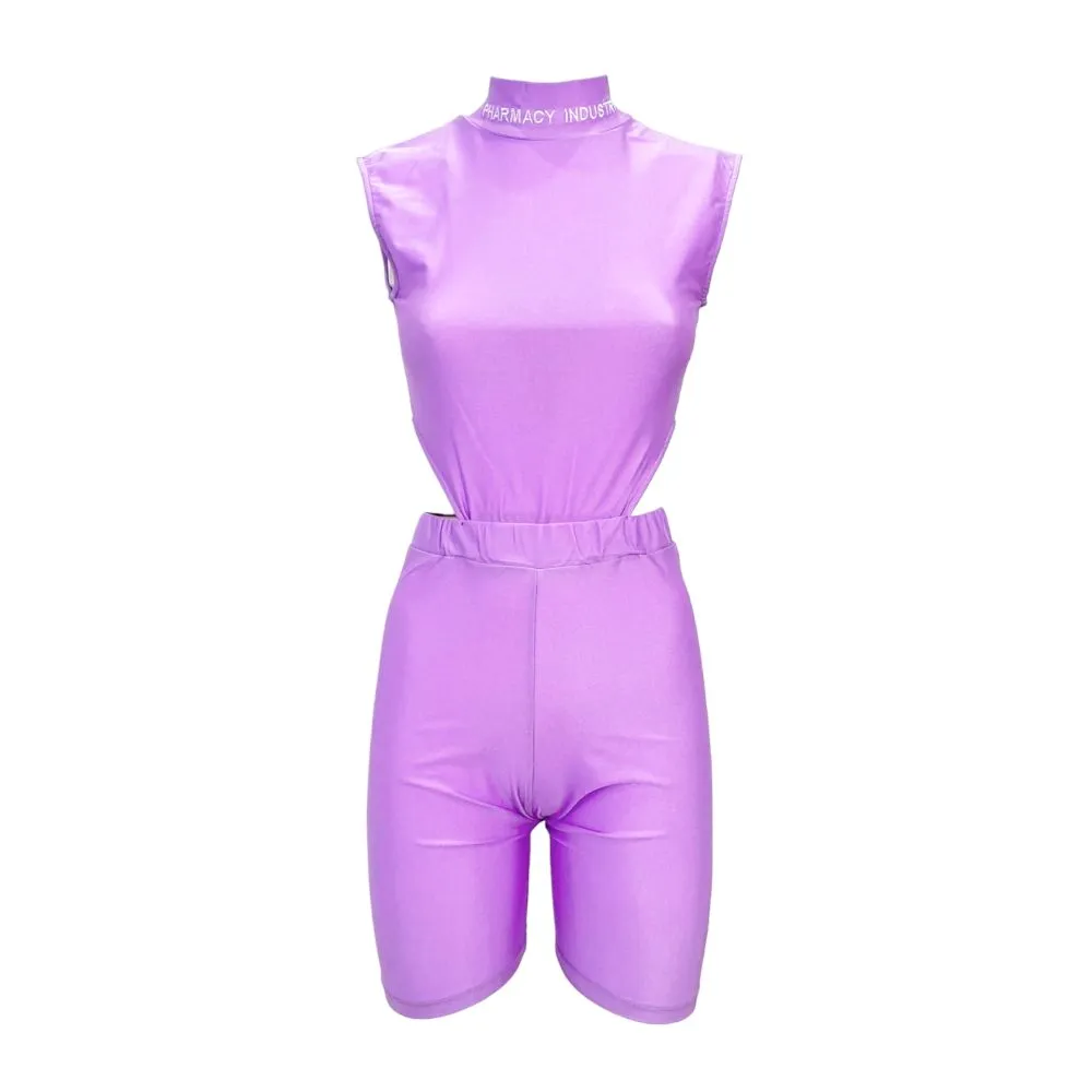 Pharmacy Industry Women's Purple Polyester Jackets & Coat
