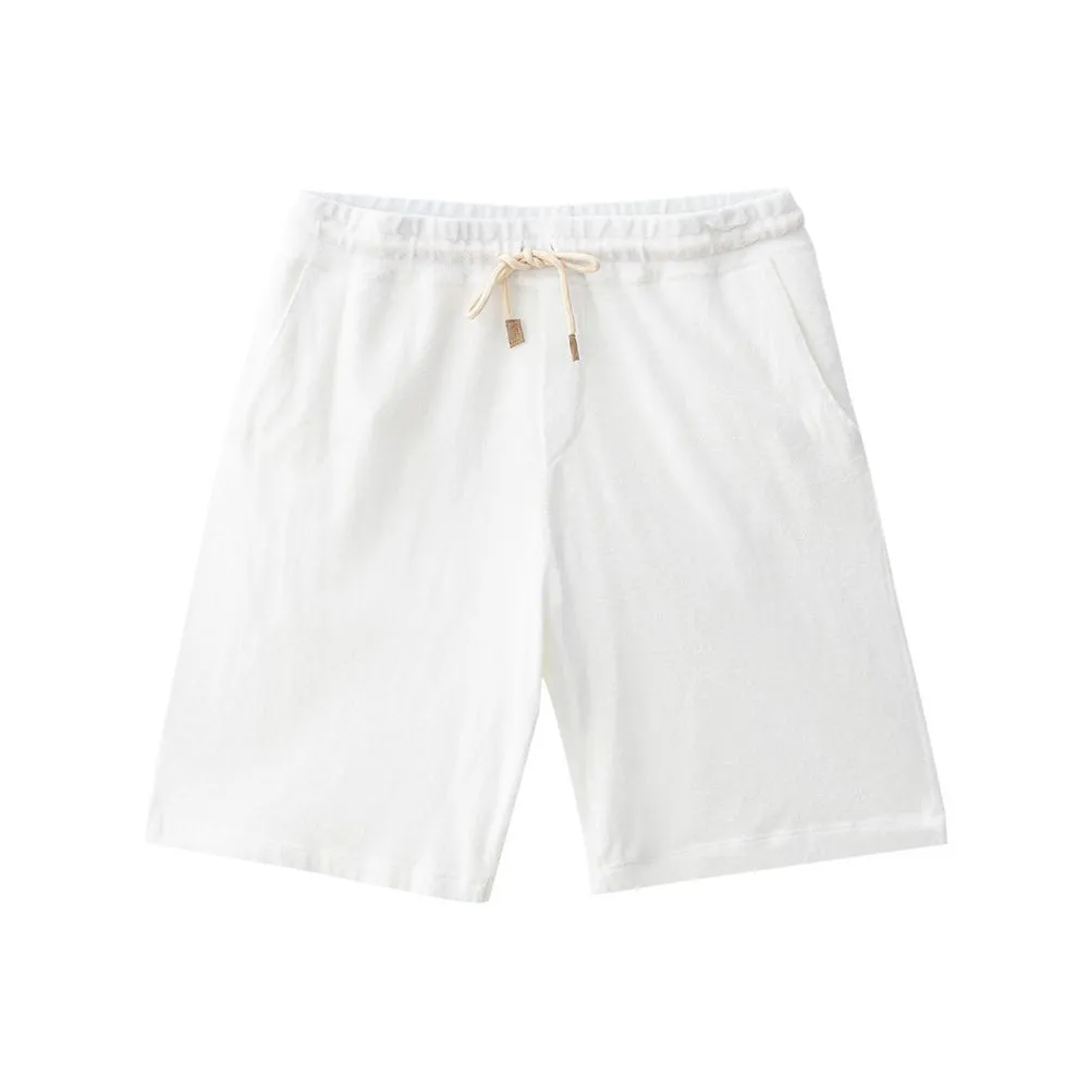 Gran Sasso Men's Gran Sasso Elegant White Cotton Shorts