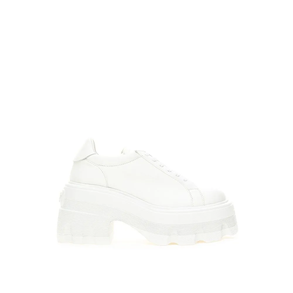 Casadei Women's Elevate Your Sneaker Game - Casadei White Leather Kicks