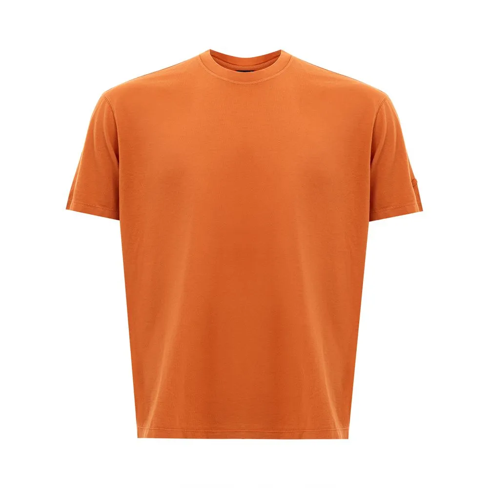 Paul & Shark Men's Orange Cotton Signature Tee