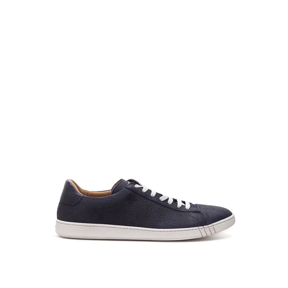 Bally Men's Elegant Blue Leather Sneakers for Men