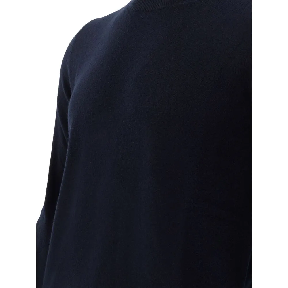 Valentino Men's Elegant Blue Wool Sweater for Men