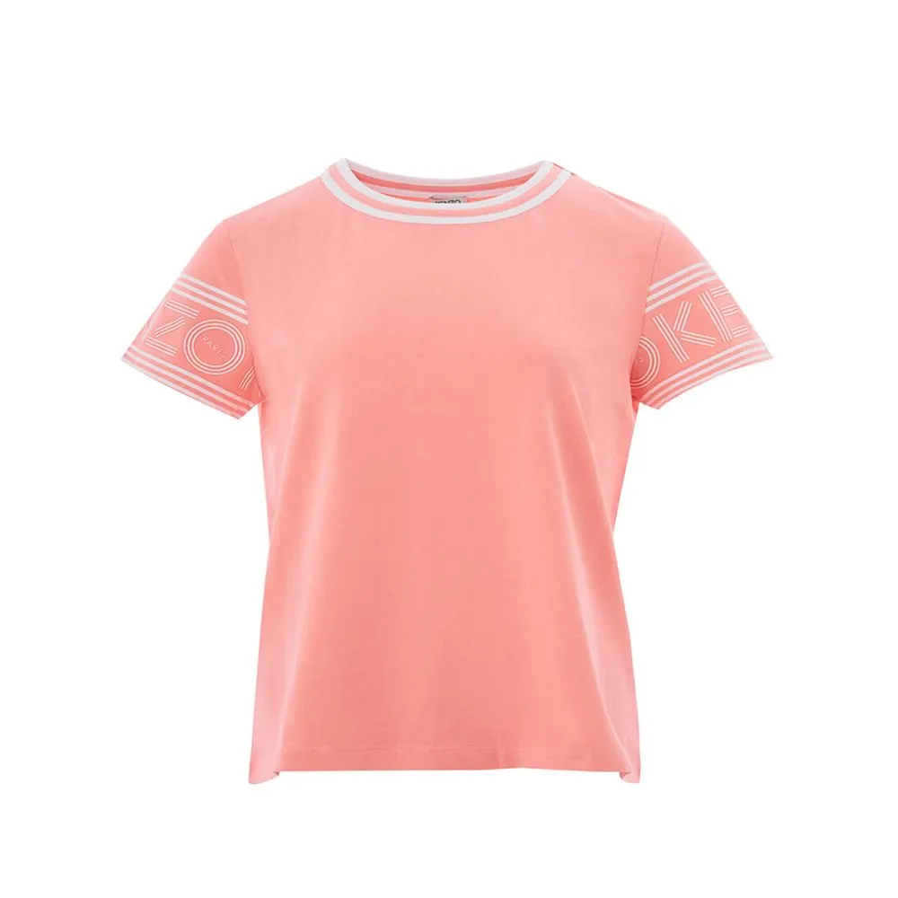 Kenzo Women's Chic Pink Cotton Top for Stylish Women