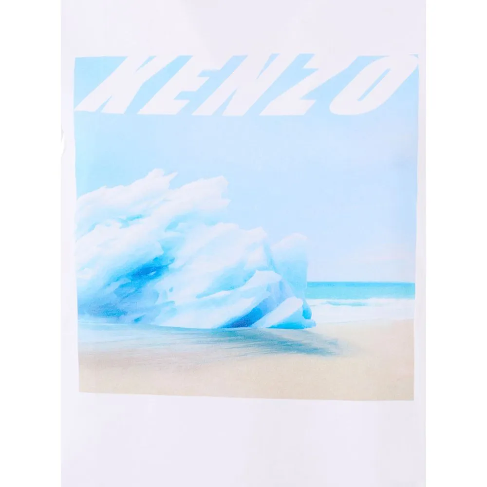 Kenzo Women's Elegant White Cotton Top for Women