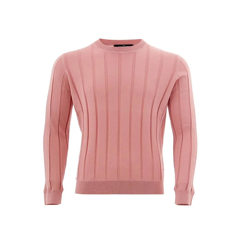 Gran Sasso Men's Silken Splendor Men's Pink Tee