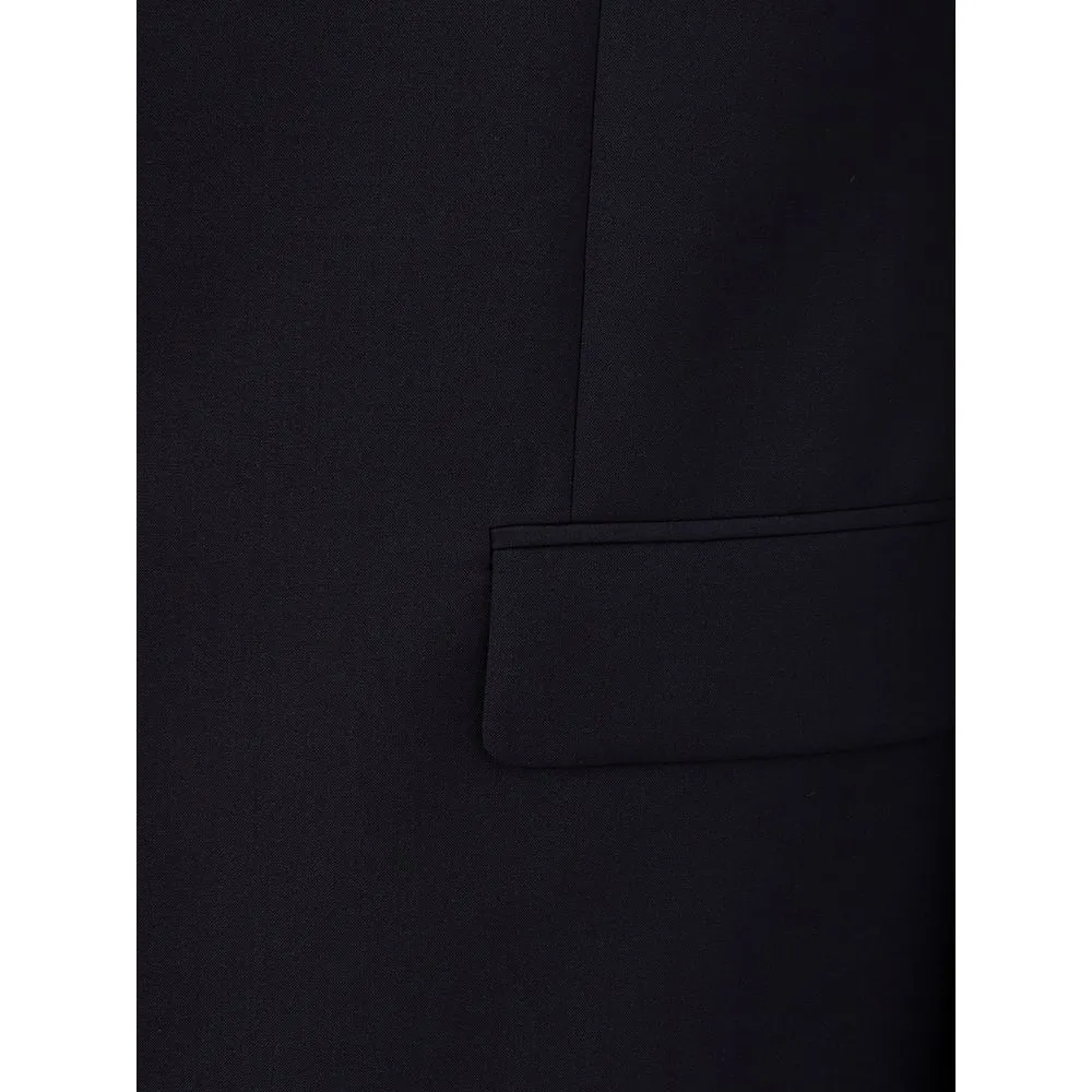 Prada Men's Elegant Wool Blue Men's Jacket