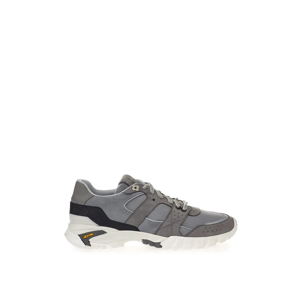 Lardini Men's Elegant Gray Suede Sneakers for Men