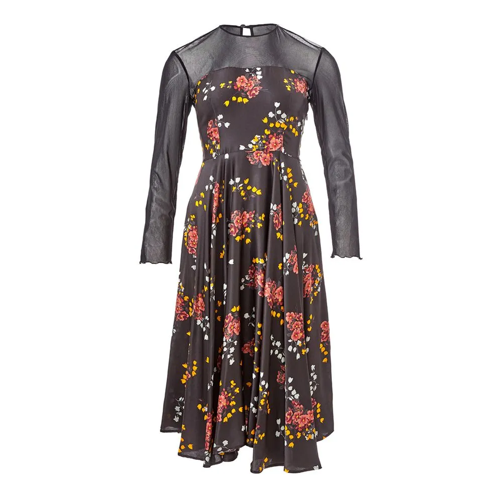 Lardini Women's Elegant Multicolor Viscose Dress