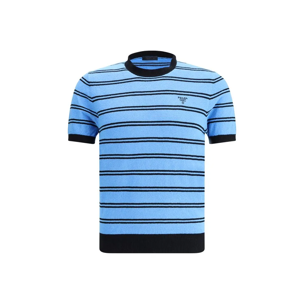 Prada Men's Striped T-Shirt