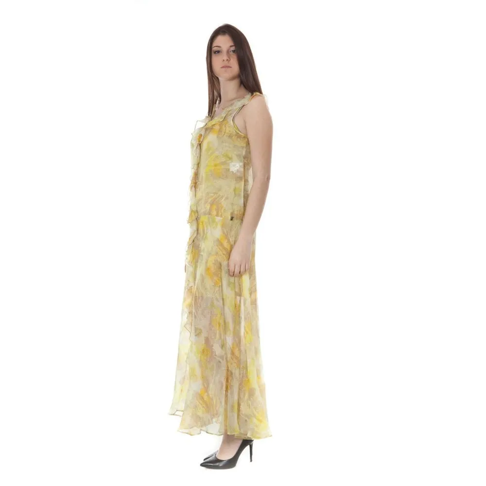 John Galliano Women's Yellow Polyester Dress