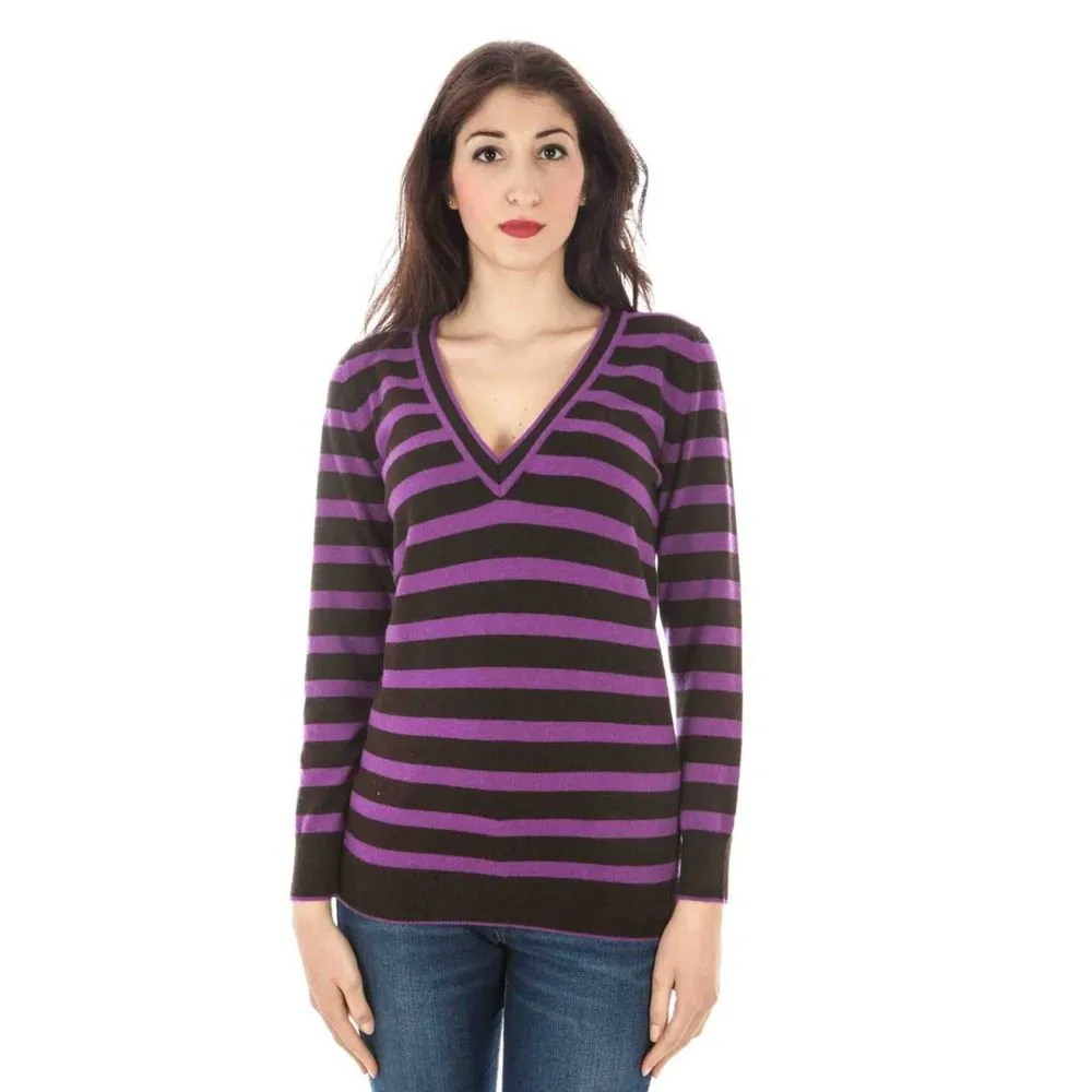 Fred Perry Women's Purple Wool Sweater