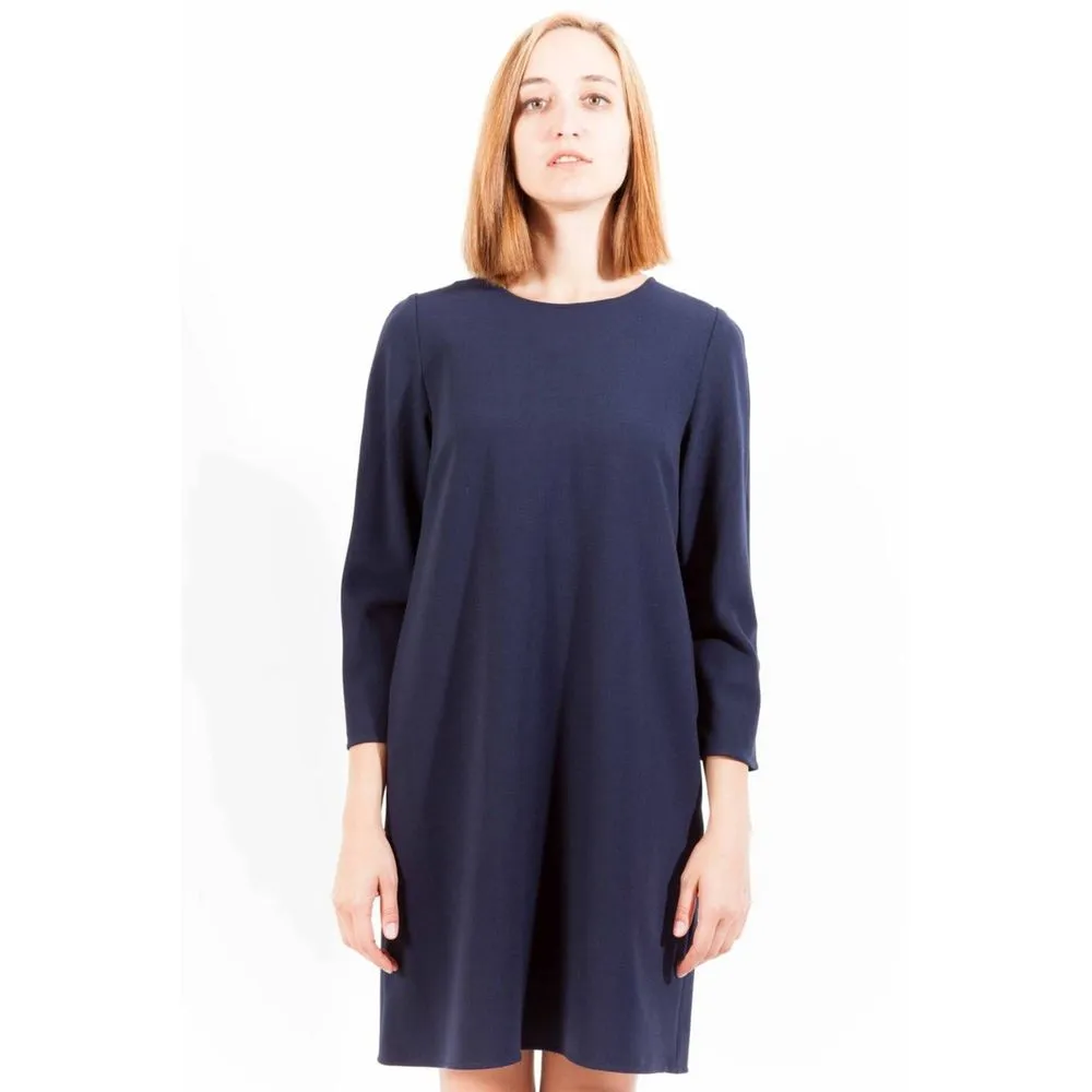 Gant Blue Wool Women Dress