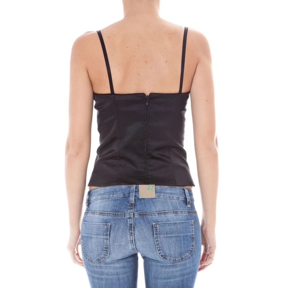 John Galliano Women's Black Elastane Underwear