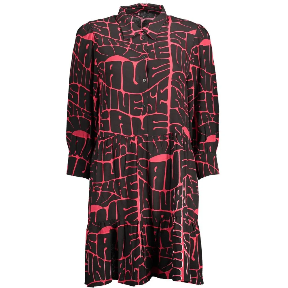Desigual Black Viscose Women Dress