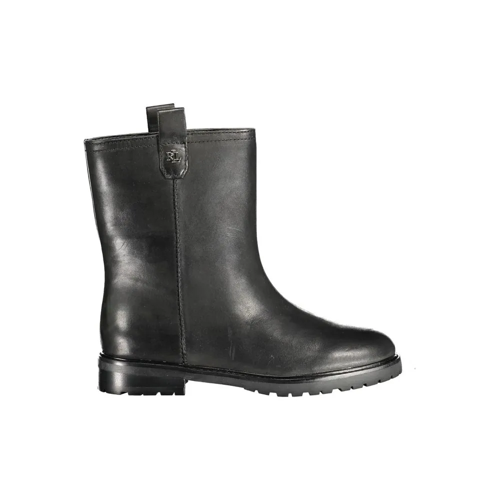 Ralph Lauren Women's Black Polyester Boot