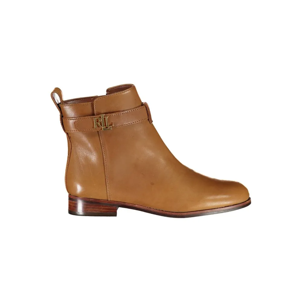Ralph Lauren Women's Brown Polyester Boot