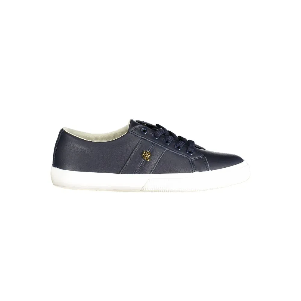 Ralph Lauren Women's Blue Polyester Sneaker