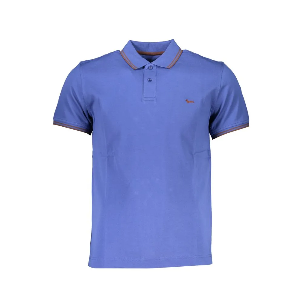 Harmont & Blaine Men's Sleek Summer Polo with Contrast Details