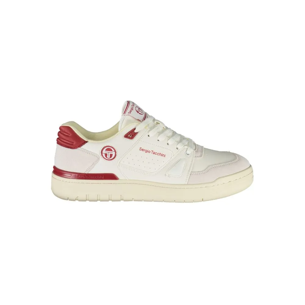 Sergio Tacchini Men's Milan Inspired Sports Sneakers in White