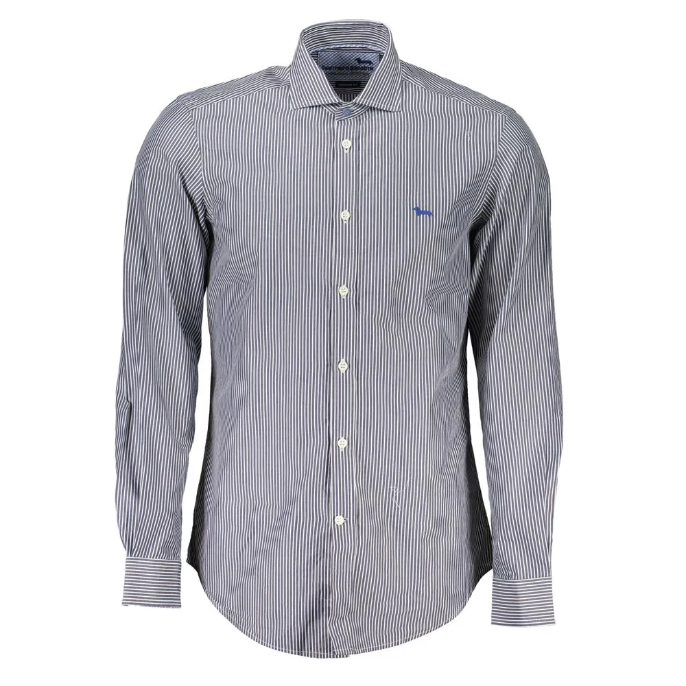 Harmont & Blaine Men's Elegant Narrow Fit Long Sleeve Shirt