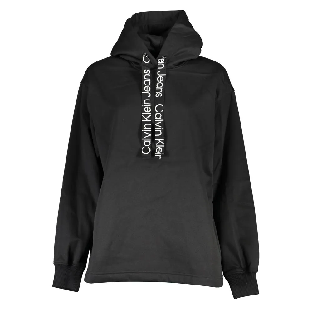 Calvin Klein Women's Elegant Long Sleeve Fleece Hooded Sweatshirt