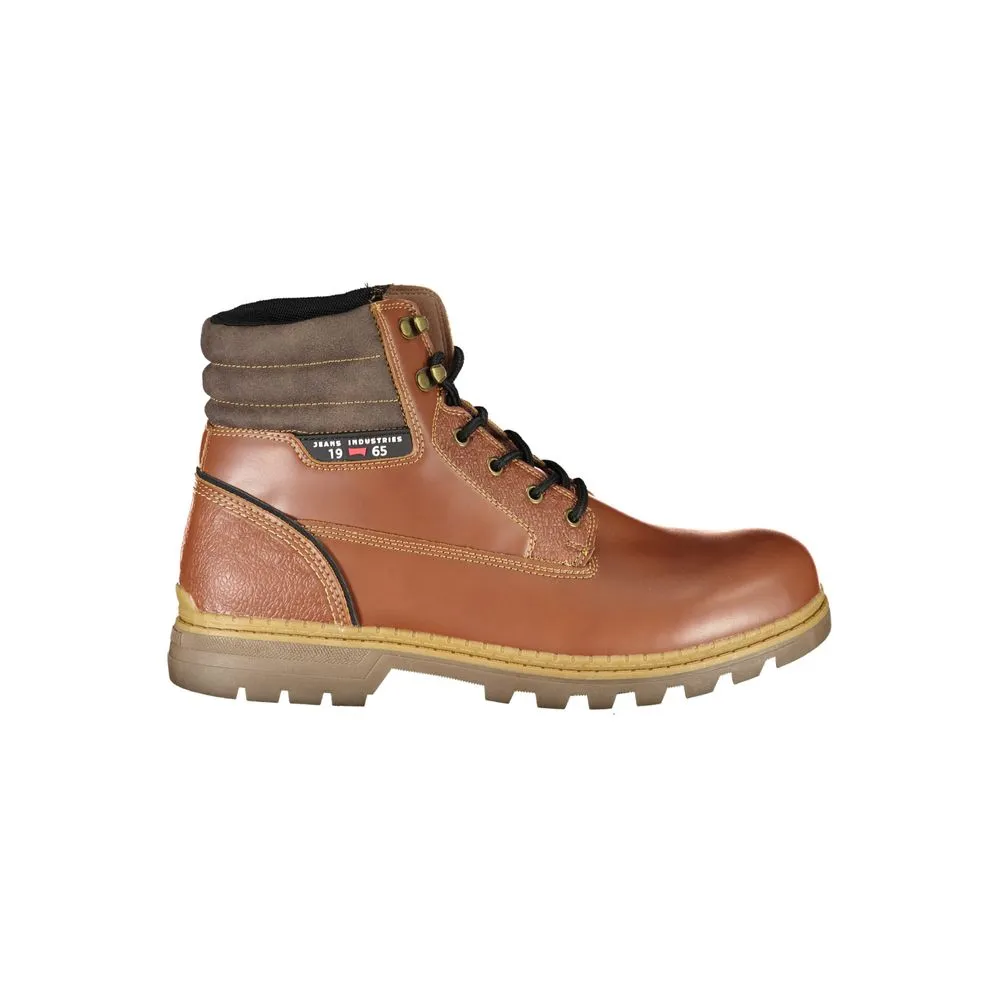 Carrera Men's Elegant Lace-Up Boots with Contrast Details