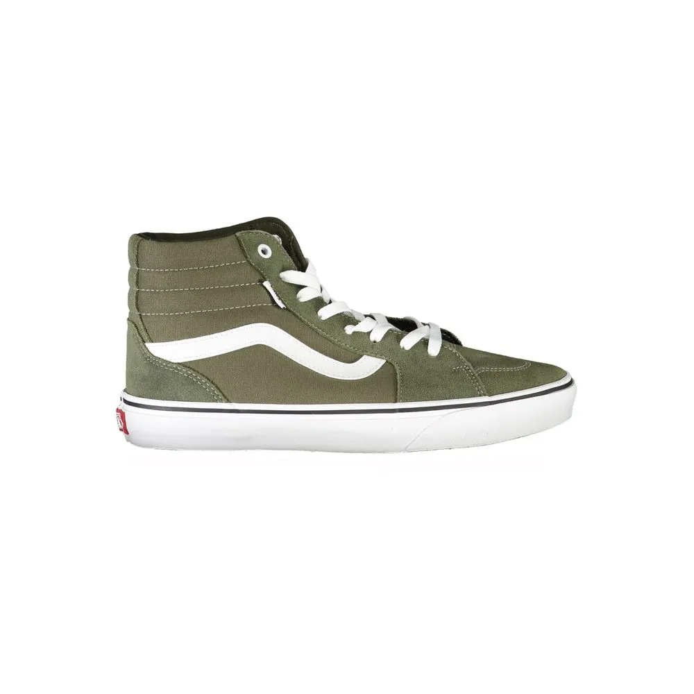 Vans Men's Green Polyester Sneaker