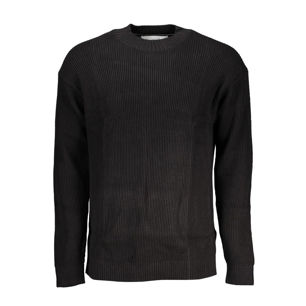 Calvin Klein Men's Sleek High Neck Embroidered Sweater