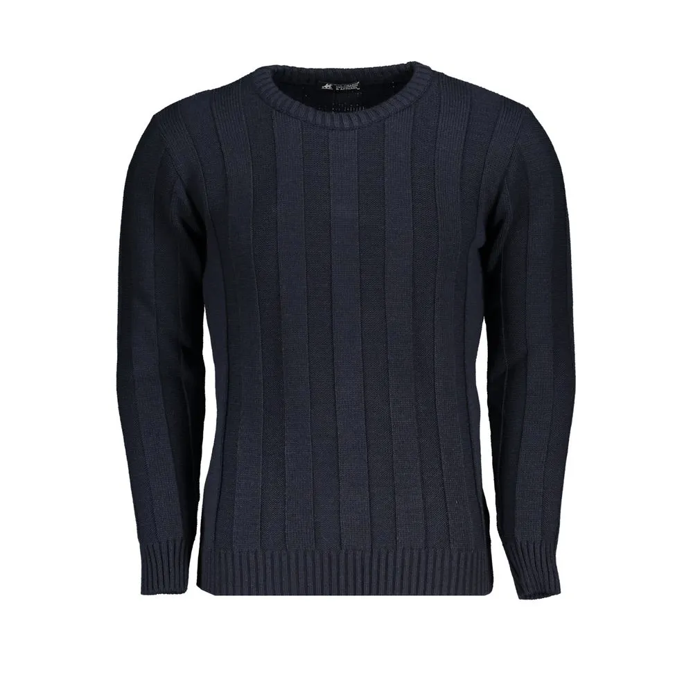 U.S. Grand Polo Men's Blue Fabric Sweater