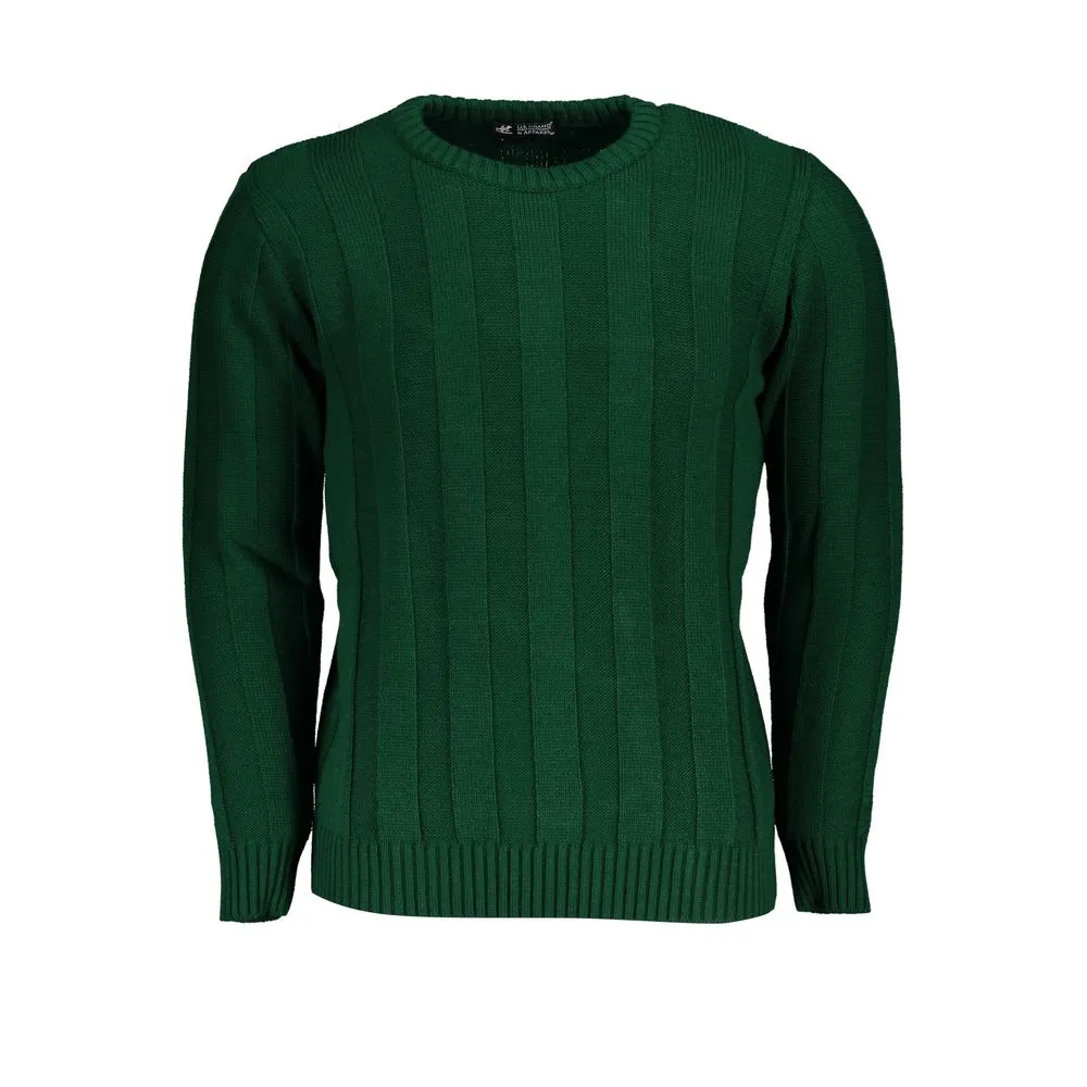 U.S. Grand Polo Men's Green Fabric Sweater