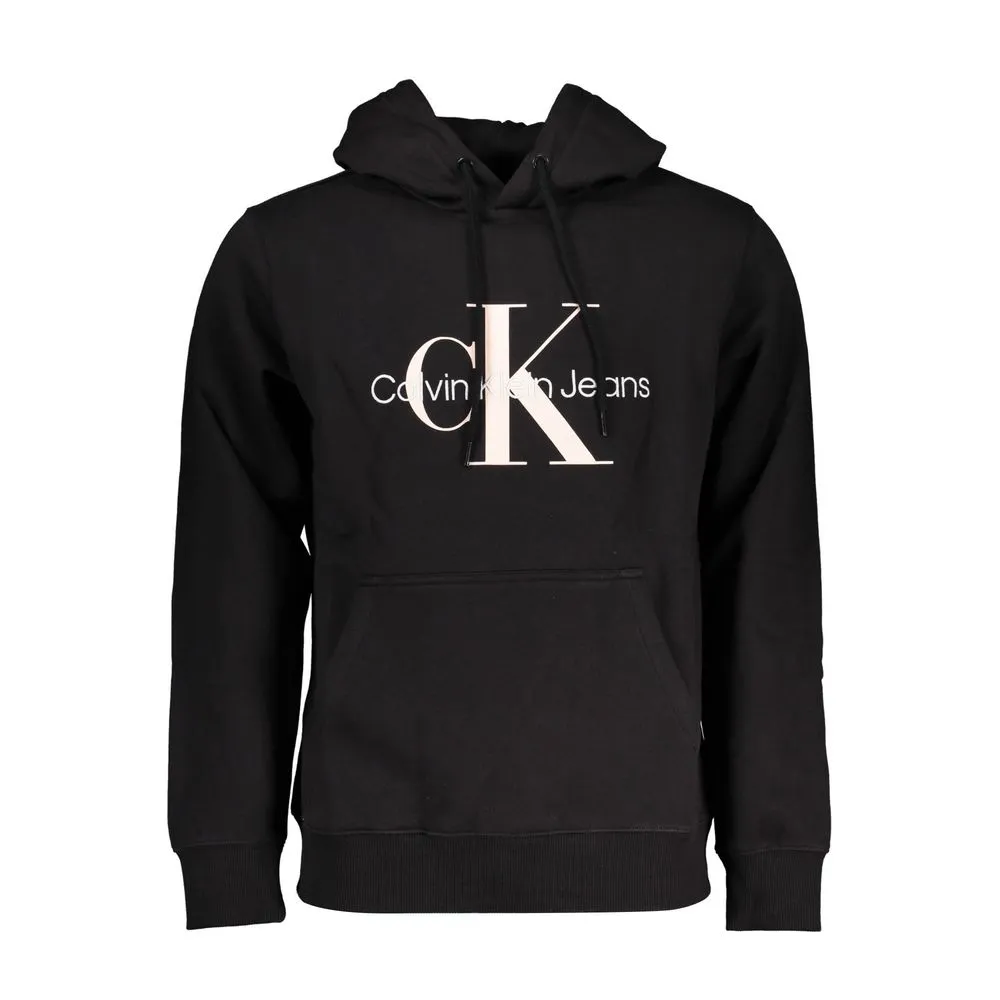 Calvin Klein Men's Elegant Hooded Sweater with Contrasting Details