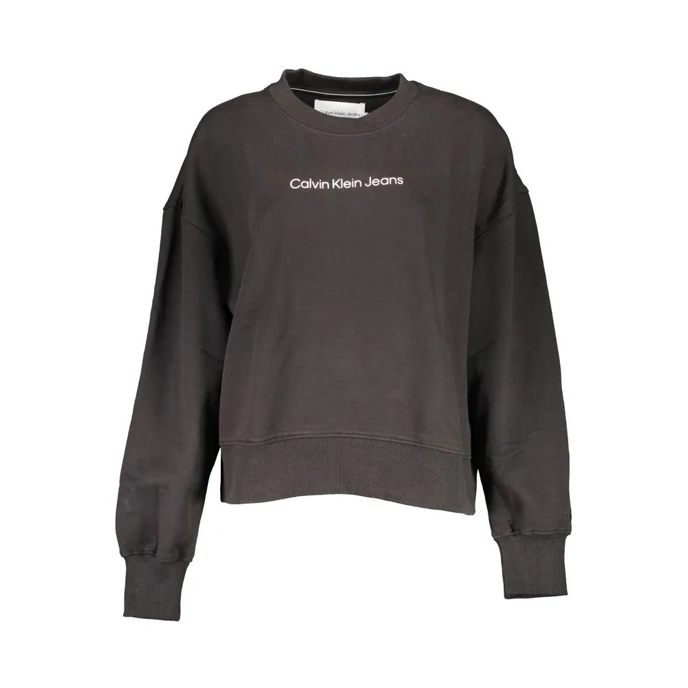 Calvin Klein Women's Elegant Long Sleeve Crew Neck Sweatshirt
