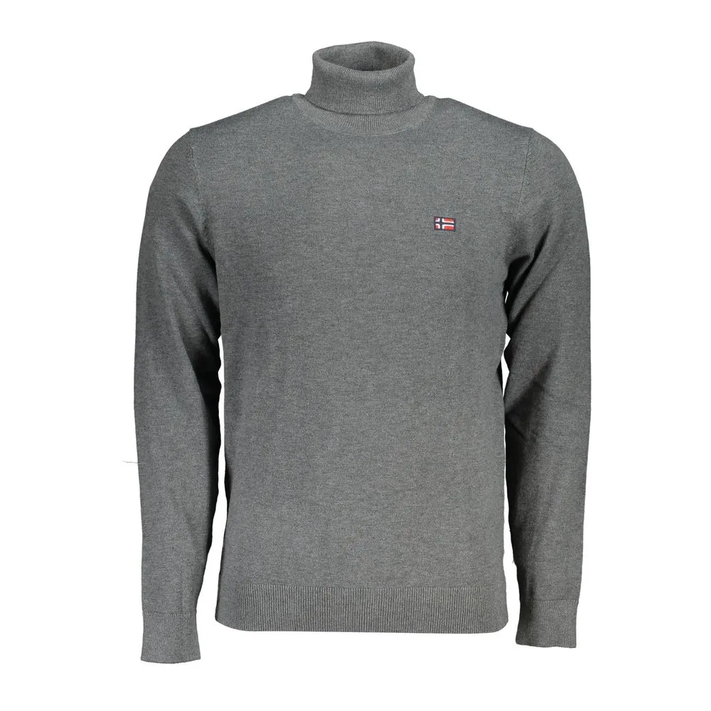 Norway 1963 Men's Gray Fabric Sweater