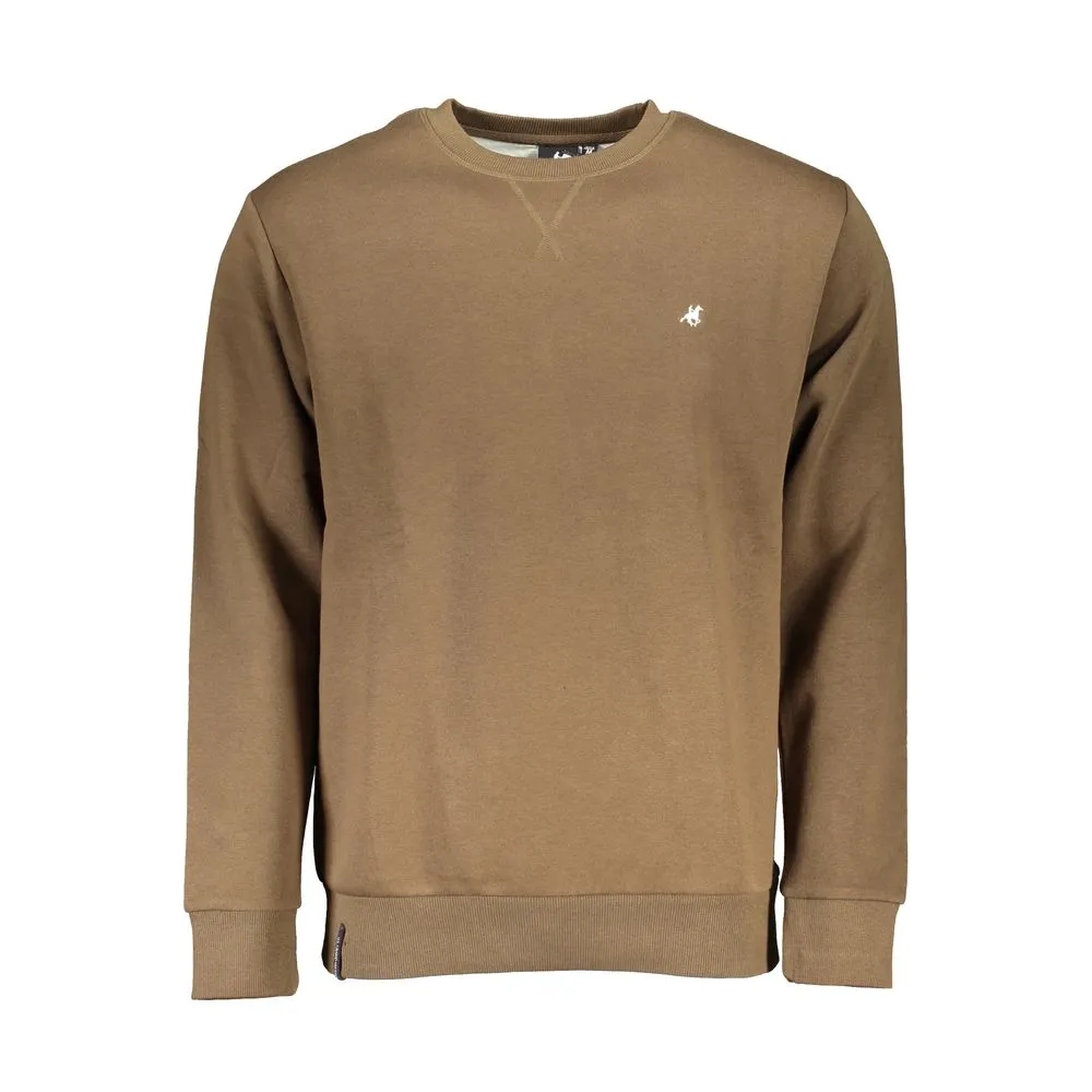 U.S. Grand Polo Men's Brown Cotton Sweater