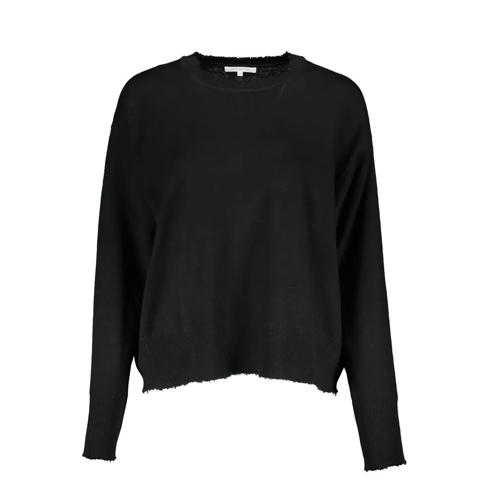 Patrizia Pepe Women's Elegant Long Sleeved Crew Neck Sweater
