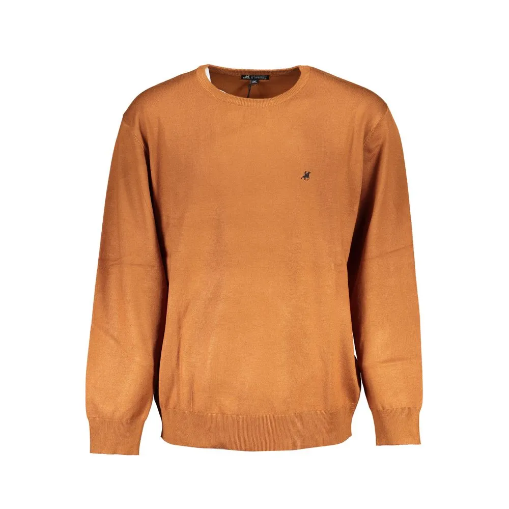U.S. Grand Polo Men's Brown Nylon Sweater