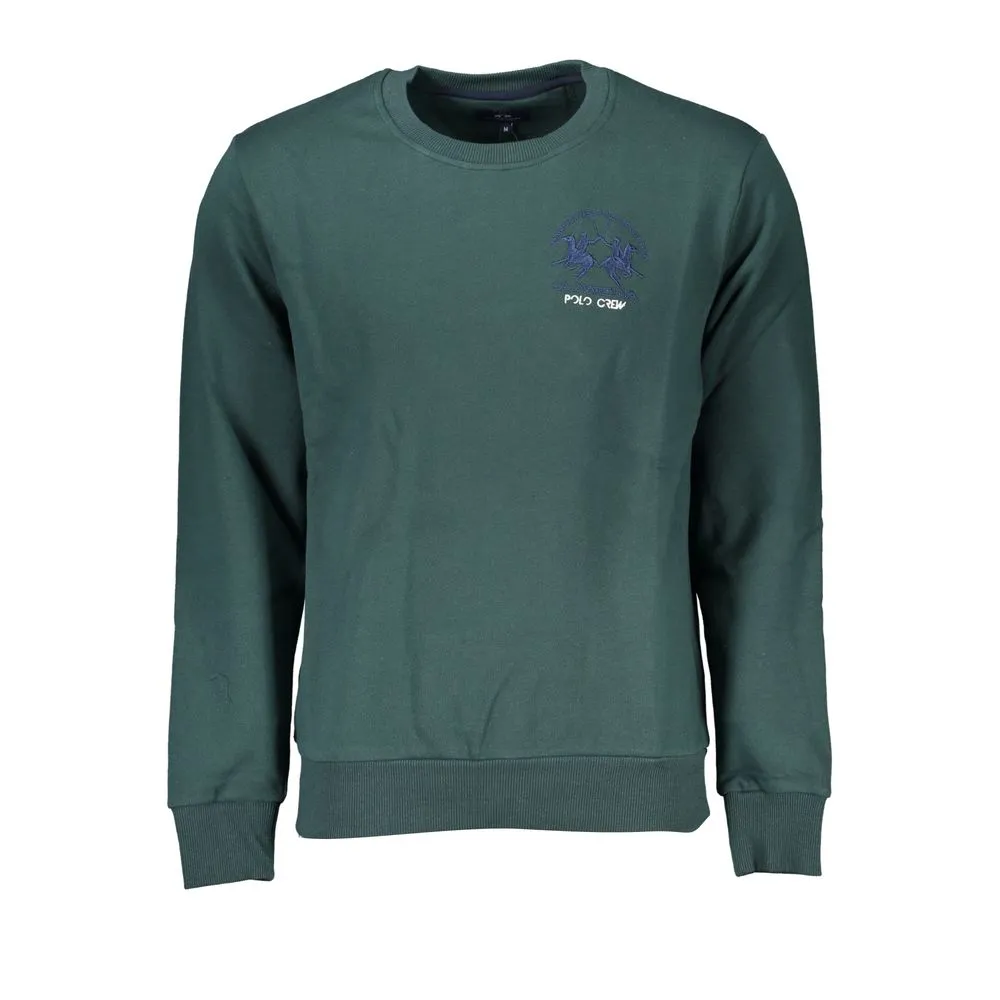La Martina Men's Emerald Crew Neck Cotton Sweater - Regular Fit