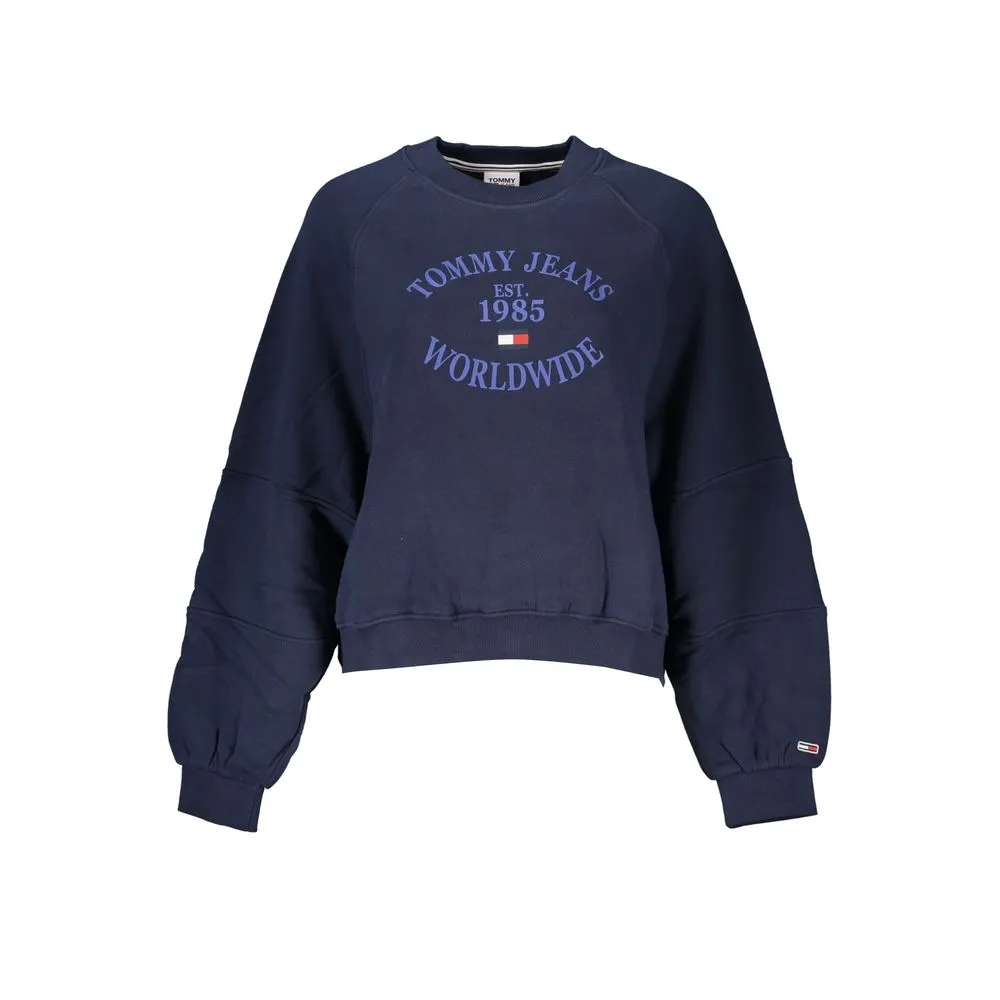 Tommy Hilfiger Women's Blue Cotton Sweater