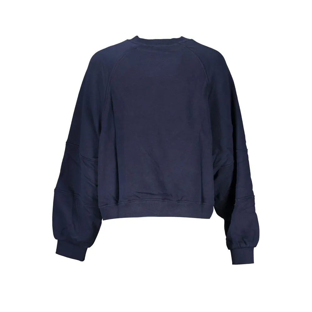 Tommy Hilfiger Women's Blue Cotton Sweater