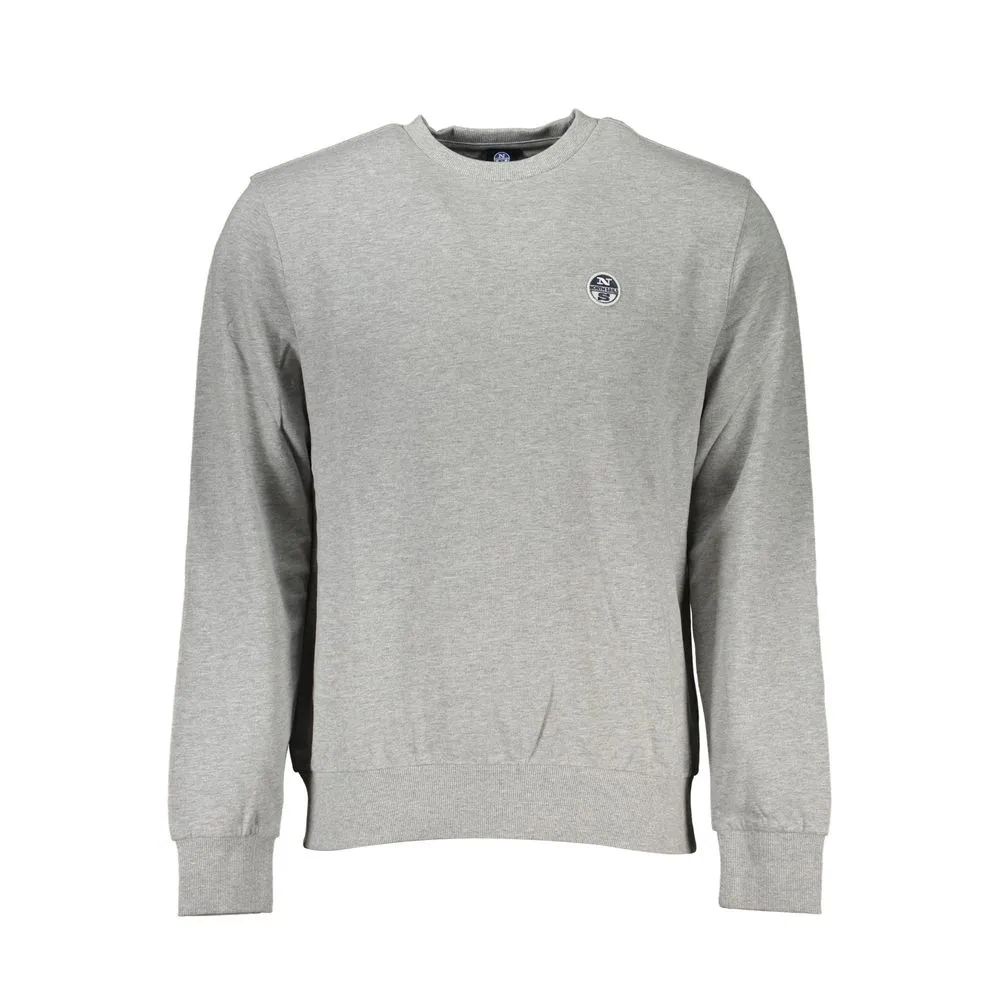 North Sails Men's Gray Cotton Sweater