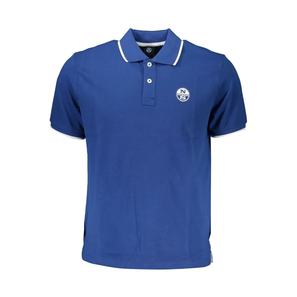 North Sails Men's Blue Cotton Polo Shirt