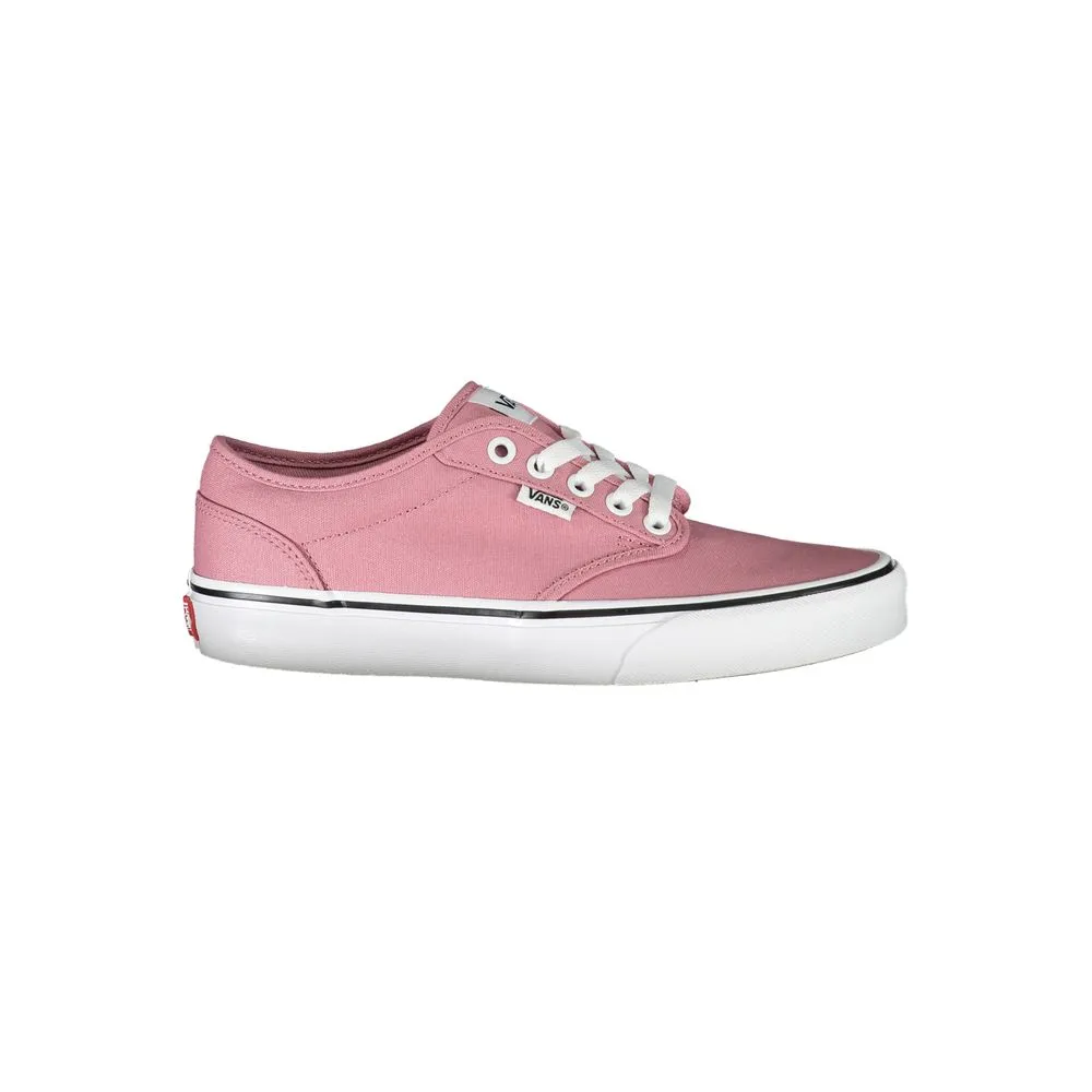 Vans Women's Chic Pink Sneakers with Contrast Laces