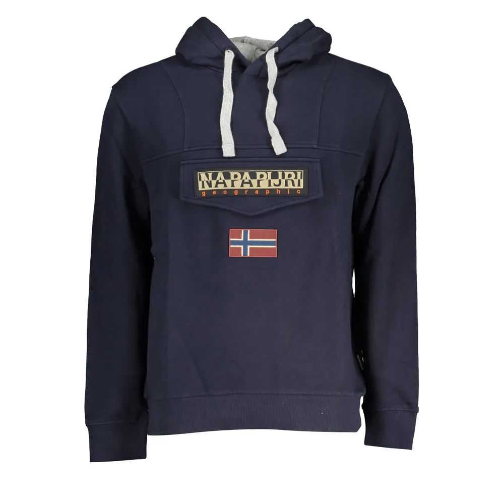 Napapijri Men's Blue Cotton Sweater